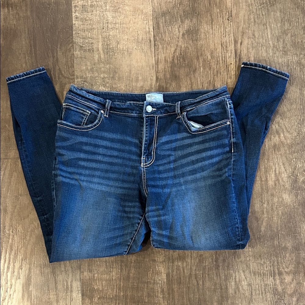 BKE Dark Blue Gabby Skinny Jeans
